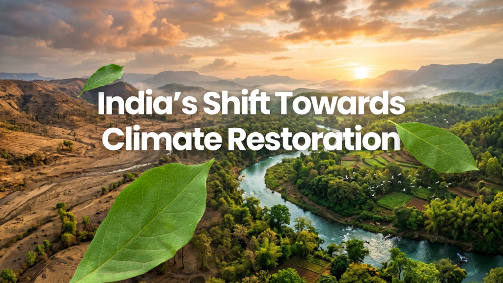 India’s Shift Towards Climate Restoration